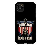 Carcasa para iPhone 11 Pro MAX Chicago Rock and Roll Music City Gráfico