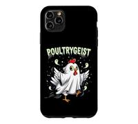 Carcasa para iPhone 11 Pro MAX Chicken Ghost Poultrygeist Halloween Costume Farmer
