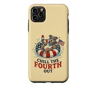 Carcasa para iPhone 11 Pro MAX Chill El 4to Cuarto out Pittie 4 de Julio Bull Dog