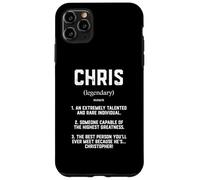 Carcasa para iPhone 11 Pro MAX Chris Definition Funny Talented Great Cosplay Christophers