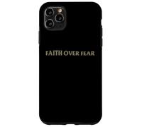 Carcasa para iPhone 11 Pro MAX Christian Faith Over Fear Shirt Men Jesus Religious Shirts