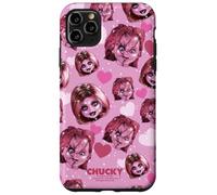 Carcasa para iPhone 11 Pro MAX Chucky and Tiffany Hearts All-Over Print