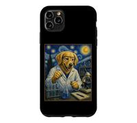Carcasa para iPhone 11 Pro MAX Científico Golden Retriever Art Dog Science Lab Experimento