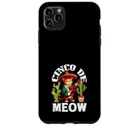 Carcasa para iPhone 11 Pro MAX Cinco De Meow Cat Mexican Mexican Mexico Heritage Cinco De Mayo