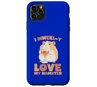 Carcasa para iPhone 11 Pro MAX Cita de I Wheel-y Love My Hamster, Linda Amante de Las Mascotas