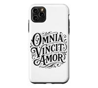 Carcasa para iPhone 11 Pro MAX Cita de Omnia Vincit Amor Latin Love Conquers All