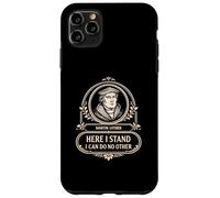 Carcasa para iPhone 11 Pro MAX Cita de Teología Reformada Martin Luther Here I Stand