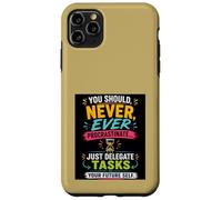 Carcasa para iPhone 11 Pro MAX Cita Divertida de procrastinación, motivación humorística