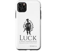 Carcasa para iPhone 11 Pro MAX Cita Motivacional de Séneca sobre la Suerte filosofía Romana Antigua