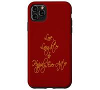 Carcasa para iPhone 11 Pro MAX Cita romántica Love Laughter and Happily Ever After
