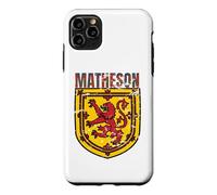 Carcasa para iPhone 11 Pro MAX Clan Matheson Tartan Scottish Family Name Scotland Pride