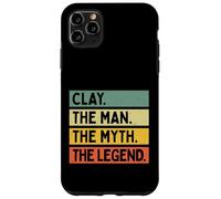 Carcasa para iPhone 11 Pro MAX Clay The Man The Myth The Legend - Cita Personalizada Divertida