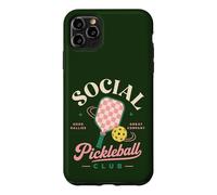 Carcasa para iPhone 11 Pro MAX Club Social Pickleball Buenos Rallies Gran Compañía