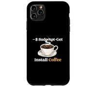 Carcasa para iPhone 11 Pro MAX Codificación Sistema operativo Linux Sudo Apt-Get Install Café
