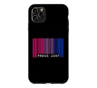 Carcasa para iPhone 11 Pro MAX Código de Barras Orgullo Orgullo Orgullo Bisexual Bandera LGBTQ Amor estético