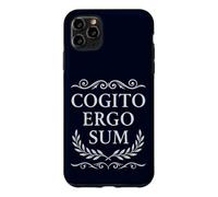 Carcasa para iPhone 11 Pro MAX Cogito Ergo Sum Filosofía Latina Creo Que por lo Tanto Soy