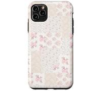 Carcasa para iPhone 11 Pro MAX Colcha de Encaje Collage Floral Patchwork Girly Coquette Romántico