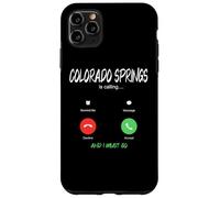 Carcasa para iPhone 11 Pro MAX Colorado Springs está Llamando y Debo IR de Viaje
