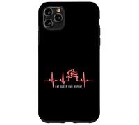 Carcasa para iPhone 11 Pro MAX Comer Dormir Correr Repite Pista Barreras Atletismo Corredor