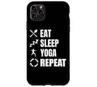 Carcasa para iPhone 11 Pro MAX Comer Dormir Yoga Repetir Autocuidado