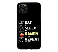 Carcasa para iPhone 11 Pro MAX Comer sueño Ramen Repeat, Fideos para niños