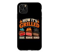 Carcasa para iPhone 11 Pro MAX Cómo se asó a la Parrilla BBQ Cookout Grill Master Humor