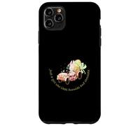 Carcasa para iPhone 11 Pro MAX Conejitos de Pascua y Forsythia Chocolate Flores de Pascua Niños