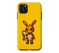 Carcasa para iPhone 11 Pro MAX Conejo Kawaii Unicornio Espeluznante Lindo Conejo de Retazos de Halloween