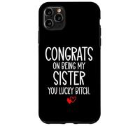Carcasa para iPhone 11 Pro MAX Congrats on Being My Sister You Lucky Big Sister Little Sis