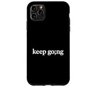 Carcasa para iPhone 11 Pro MAX Continúe con el Punto y Coma Salud Mental