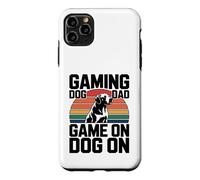 Carcasa para iPhone 11 Pro MAX Controlador Gaming Dog Dad Game On Dog On Gamer