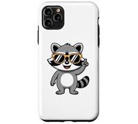 Carcasa para iPhone 11 Pro MAX Cool Charming Raccoon with Sunglasses
