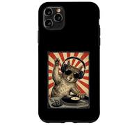 Carcasa para iPhone 11 Pro MAX Cool Retro Ardilla DJ Ardillas Divertidas Música Hombres