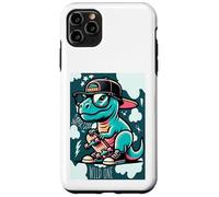Carcasa para iPhone 11 Pro MAX Cool Skate Dino Baby Dinosaur Cartoon for Kids