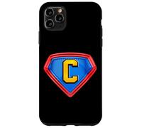 Carcasa para iPhone 11 Pro MAX Cool Super C Alphabet Cute Initial Monogram Letter C Graphic