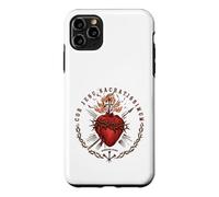 Carcasa para iPhone 11 Pro MAX Cor Jesu Sacratissimum Sagrado Corazón Tradicional Católico