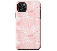 Carcasa para iPhone 11 Pro MAX Coral Pink Herradura Bows Cowboy Hat Cowgirl Boots Riding