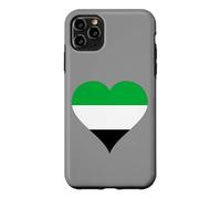 Carcasa para iPhone 11 Pro MAX Corazón con los Colores de la Bandera de Extremadura