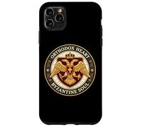 Carcasa para iPhone 11 Pro MAX Corazón Ortodoxo Alma Bizantina Cristiano Águila Bizancio