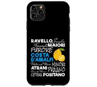 Carcasa para iPhone 11 Pro MAX Costa d'Amalfi limón Italia Vintage Amalfi Coast Souvenir