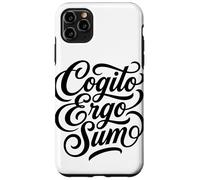 Carcasa para iPhone 11 Pro MAX Cotización de Pensador filósofo Latino de Cogito Ergo Sum