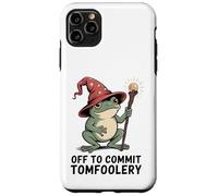 Carcasa para iPhone 11 Pro MAX Cottagecore Frog Wizard Off to Commit Tom Foolery Frog Meme