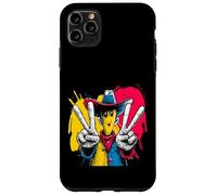 Carcasa para iPhone 11 Pro MAX Cowboy Double Peace Retro Pop Western Personaje Gráfico