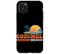 Carcasa para iPhone 11 Pro MAX Cozumel México Vintage Sunset Island