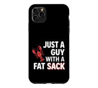 Carcasa para iPhone 11 Pro MAX Crawfish Just A Guy with Fat Sack Cajun Seafood Crayfish