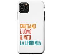 Carcasa para iPhone 11 Pro MAX Cristiano L'Uomo Il Mito La Leggenda Festa di Compleanno