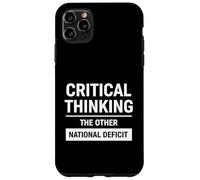 Carcasa para iPhone 11 Pro MAX Critical Thinking The Other National Deficit
