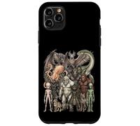 Carcasa para iPhone 11 Pro MAX Cryptids y Criaturas míticas Fantasía Arte