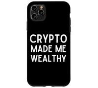 Carcasa para iPhone 11 Pro MAX Crypto Made Me Wealthy Cryptocurrency Trading Blockchain
