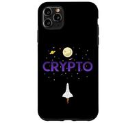 Carcasa para iPhone 11 Pro MAX Cryptocurrency Space Rocket Crypto Go Up Only In Crypto